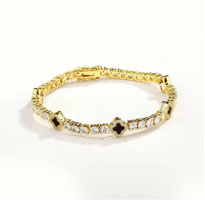 Four-Leaf Clover Tennis Chain