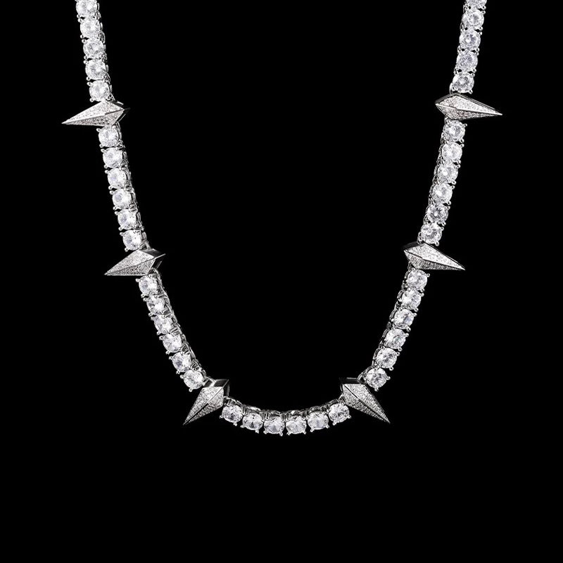 Black Panther Zircon Tennis Chain