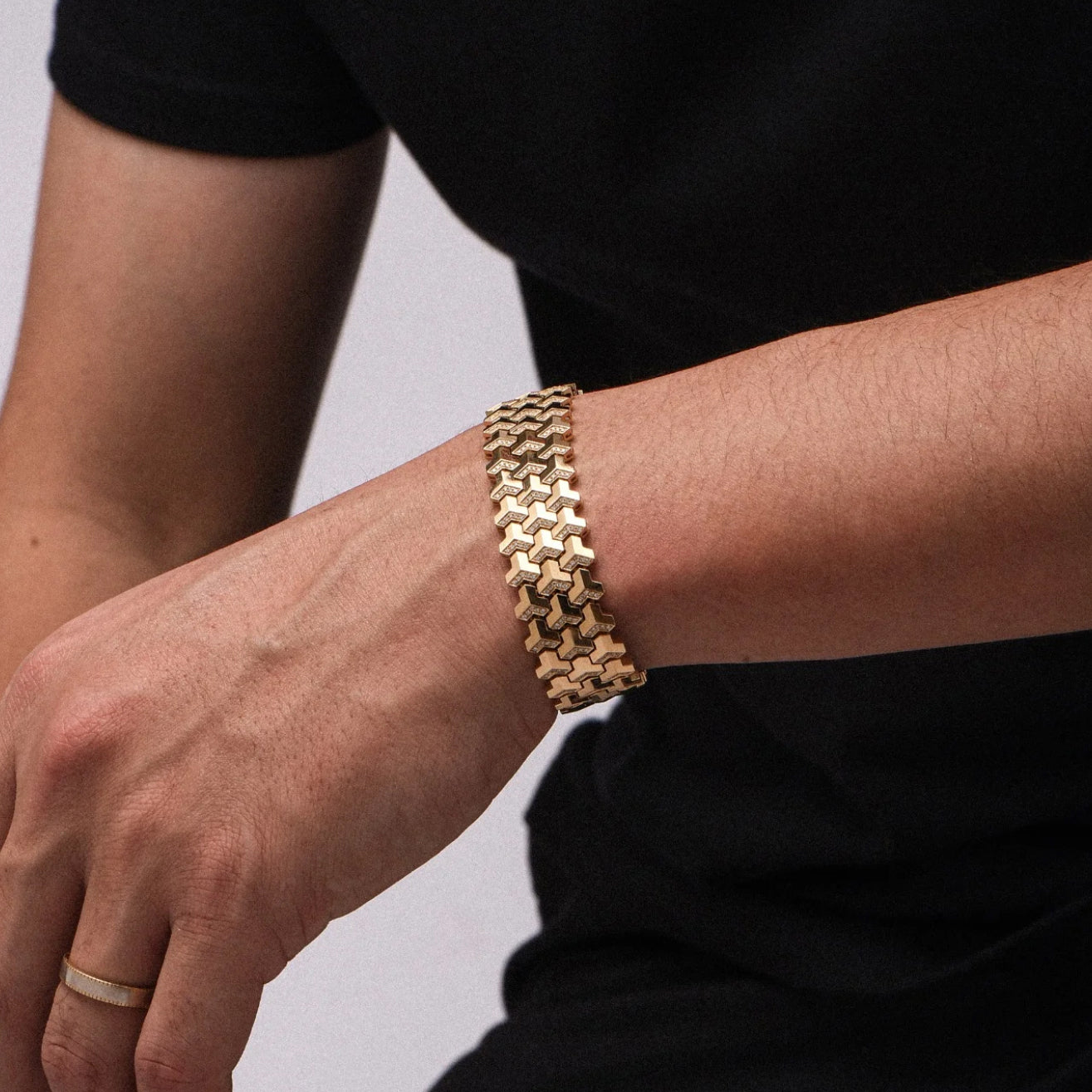 Sterling Silver Armor Bracelet