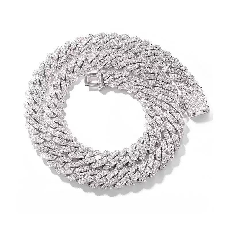 5A Zircon Cuban Chain Necklace