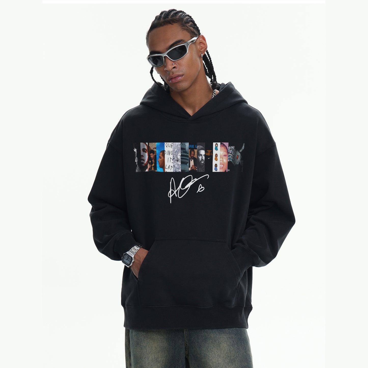 Hip-Hop Retro Heavyweight Sweatshirt