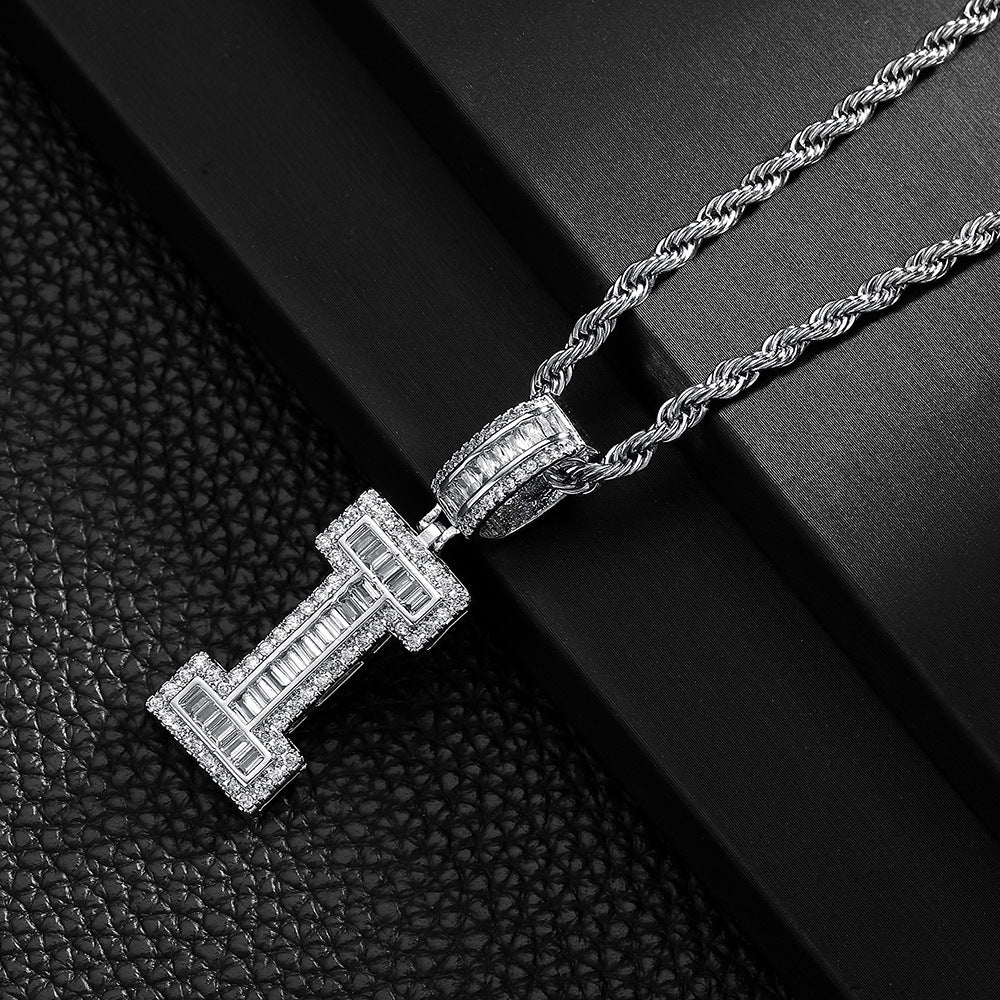 English Letter Pendant Necklace