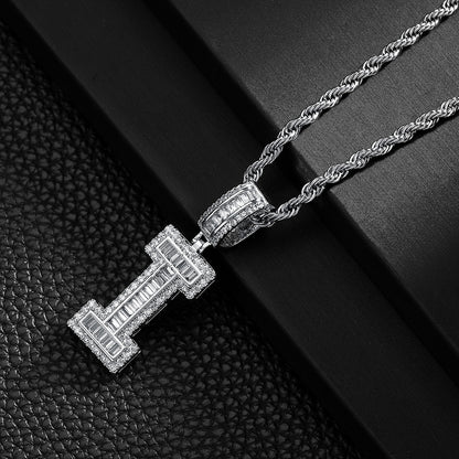 English Letter Pendant Necklace