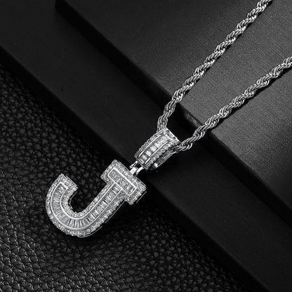 English Letter Pendant Necklace