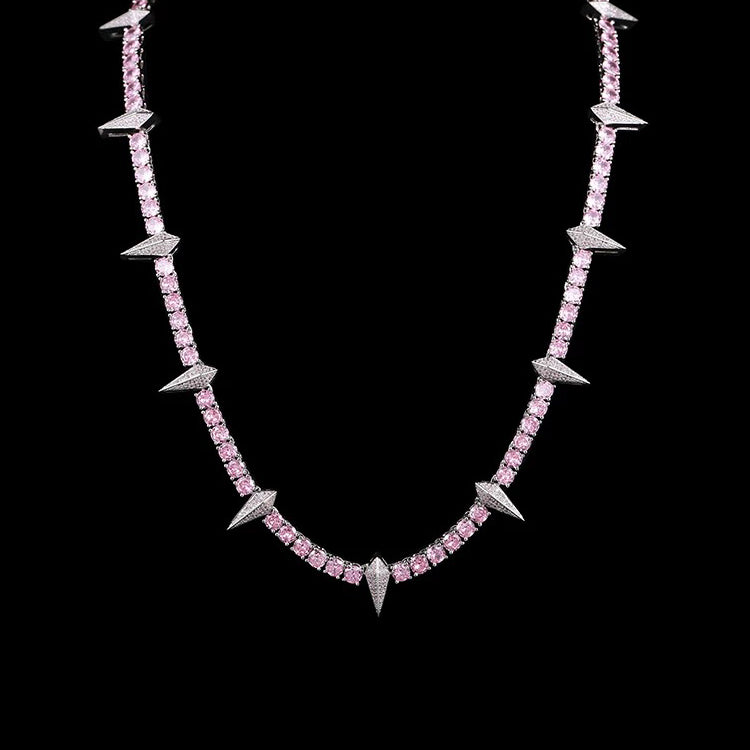 Black Panther Zircon Tennis Chain