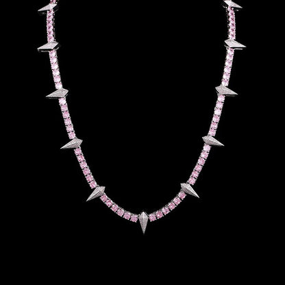 Black Panther Zircon Tennis Chain