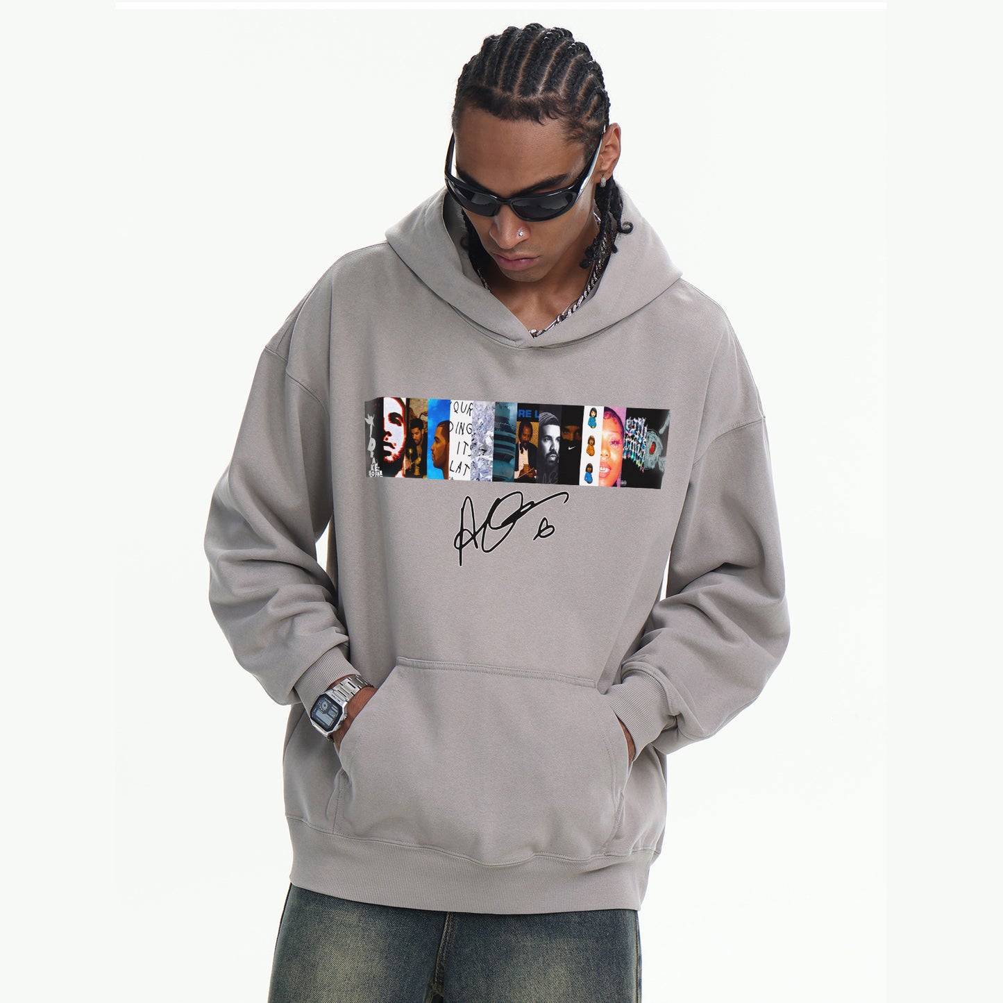 Hip-Hop Retro Heavyweight Sweatshirt