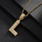 English Letter Pendant Necklace