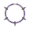 Black Panther Zircon Tennis Chain - Purple