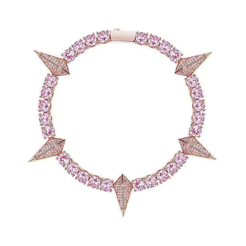 Black Panther Zircon Tennis Chain