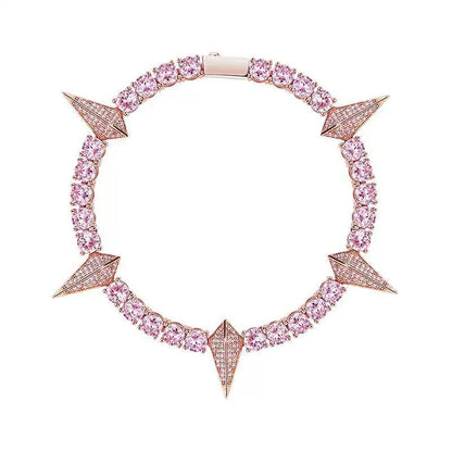 Black Panther Zircon Tennis Chain