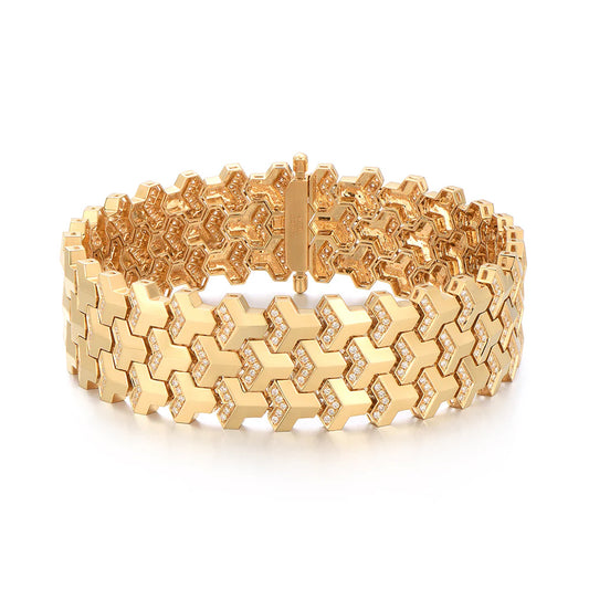 Sterling Silver Armor Bracelet