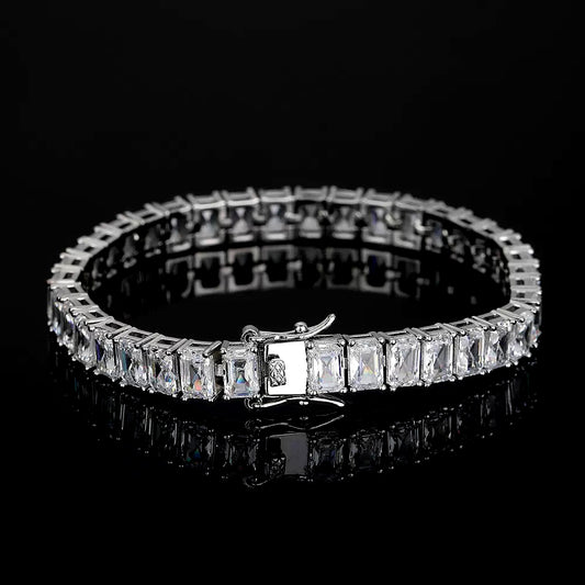 Emerald Cut Diamond Bracelet
