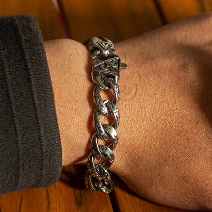 Snake Pattern Cuban Chain