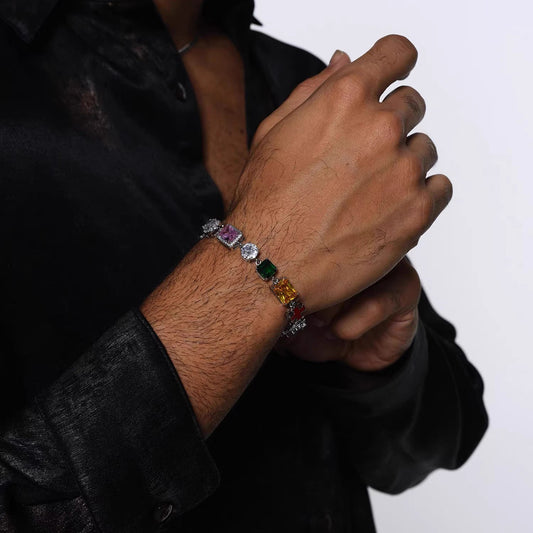 Dopamine Colored Zircon Bracelet