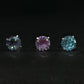 Sterling Silver Firework Cut Earrings