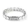 10mm Tennis Chain - White Gold