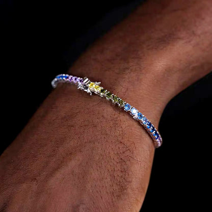 Colorful 3mm Tennis Chain