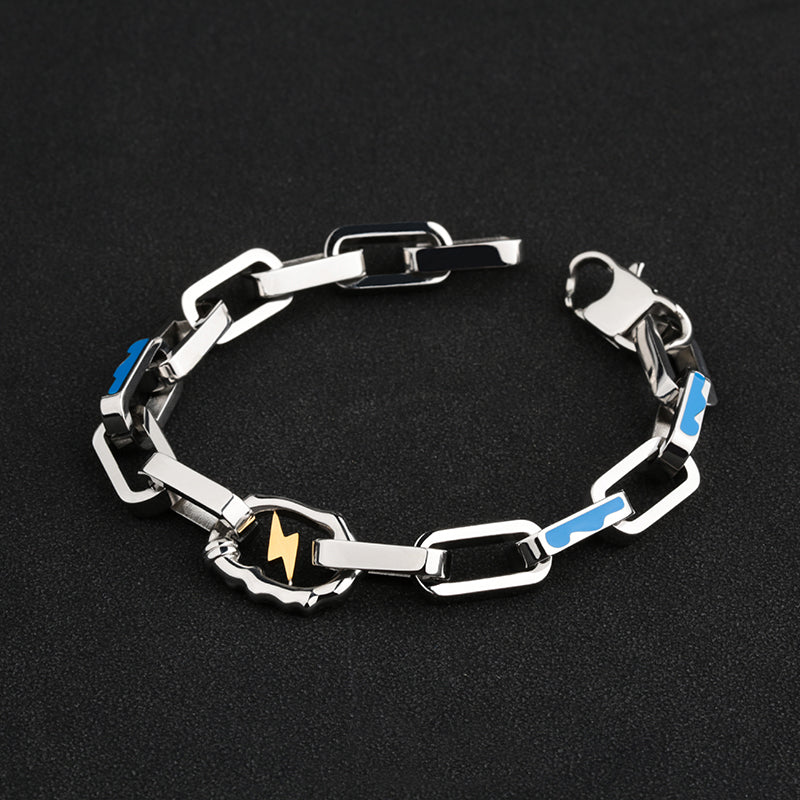 Colorful Daisy Print Bracelet