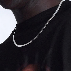 Flat Snake Bone Chain