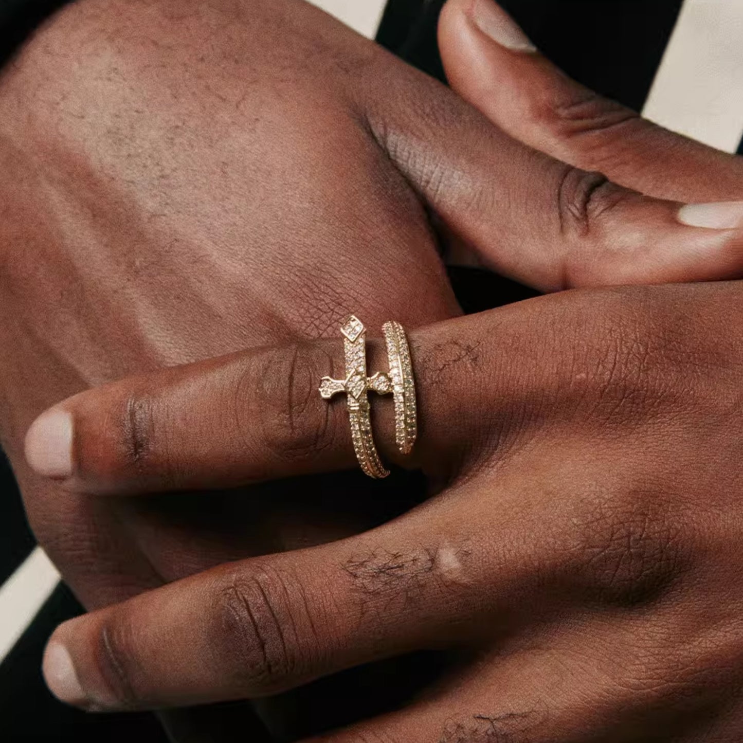 Sword Of Justice Diamond Ring