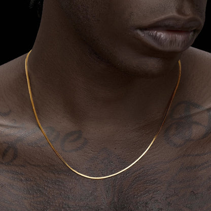 All-Match Snake Bone Necklace