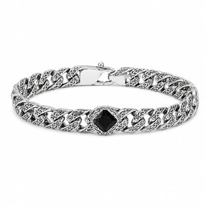 Blackstone Sterling Silver Cuban Bracelet