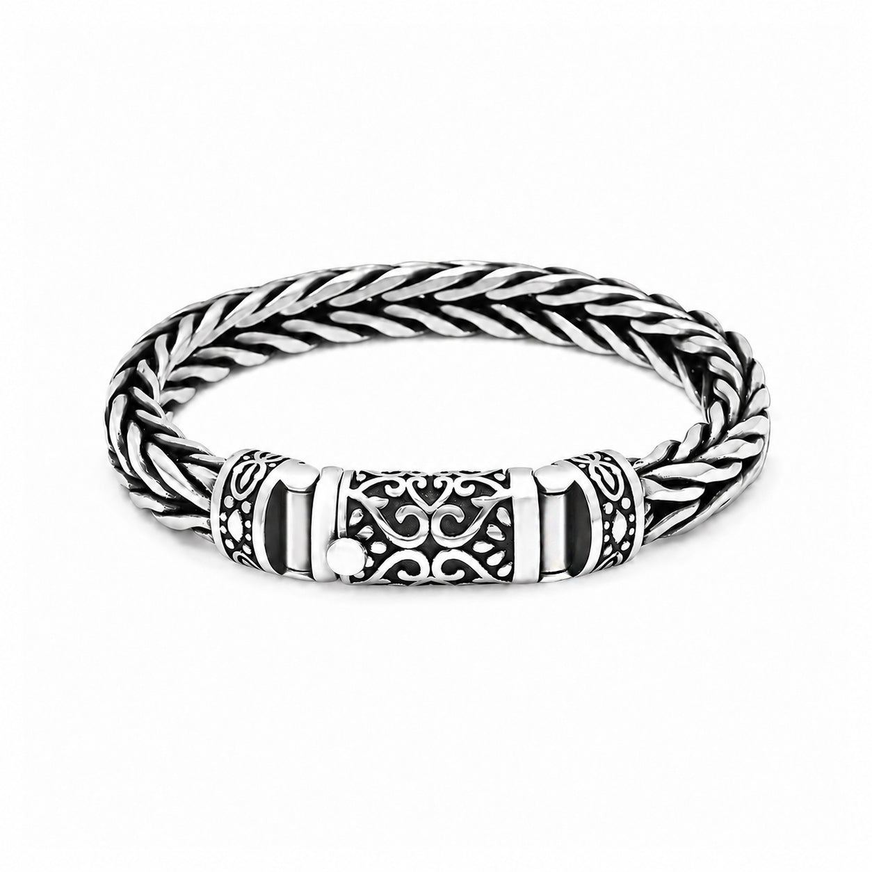 Vintage Scroll Woven Bracelet