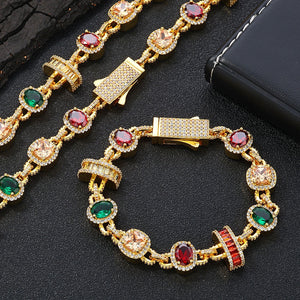 Colorful Jewelry Tennis Chain