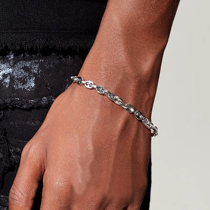 Titanium Steel Pig Nose Bracelet