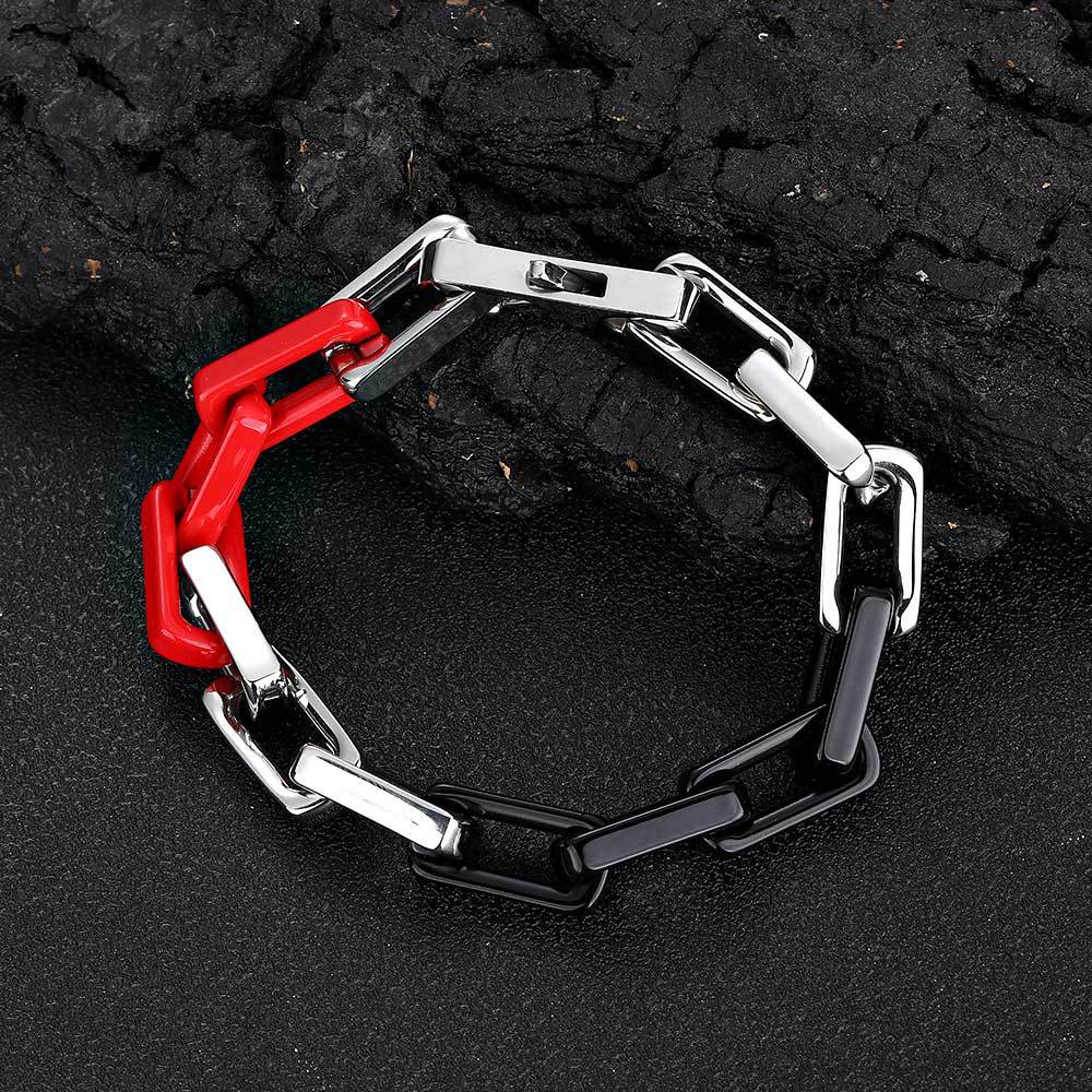 Colorful Daisy Print Bracelet