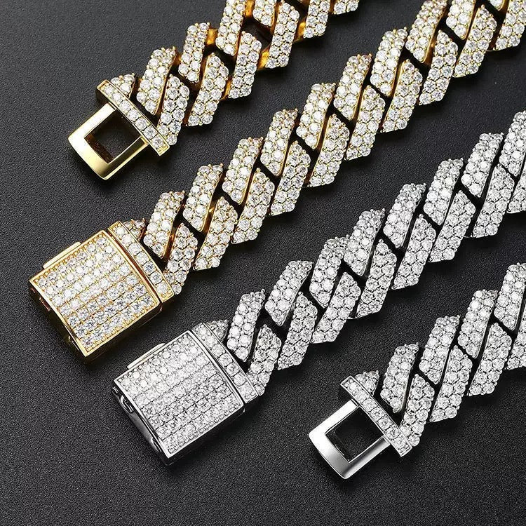 5A Zircon Cuban Chain Necklace