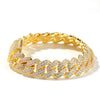 Diamond Cuban Bracelet / Necklace - Gold