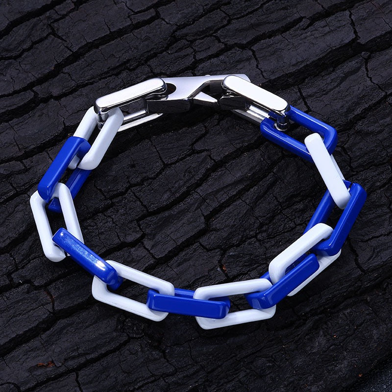 Ceramic Square Bracelet