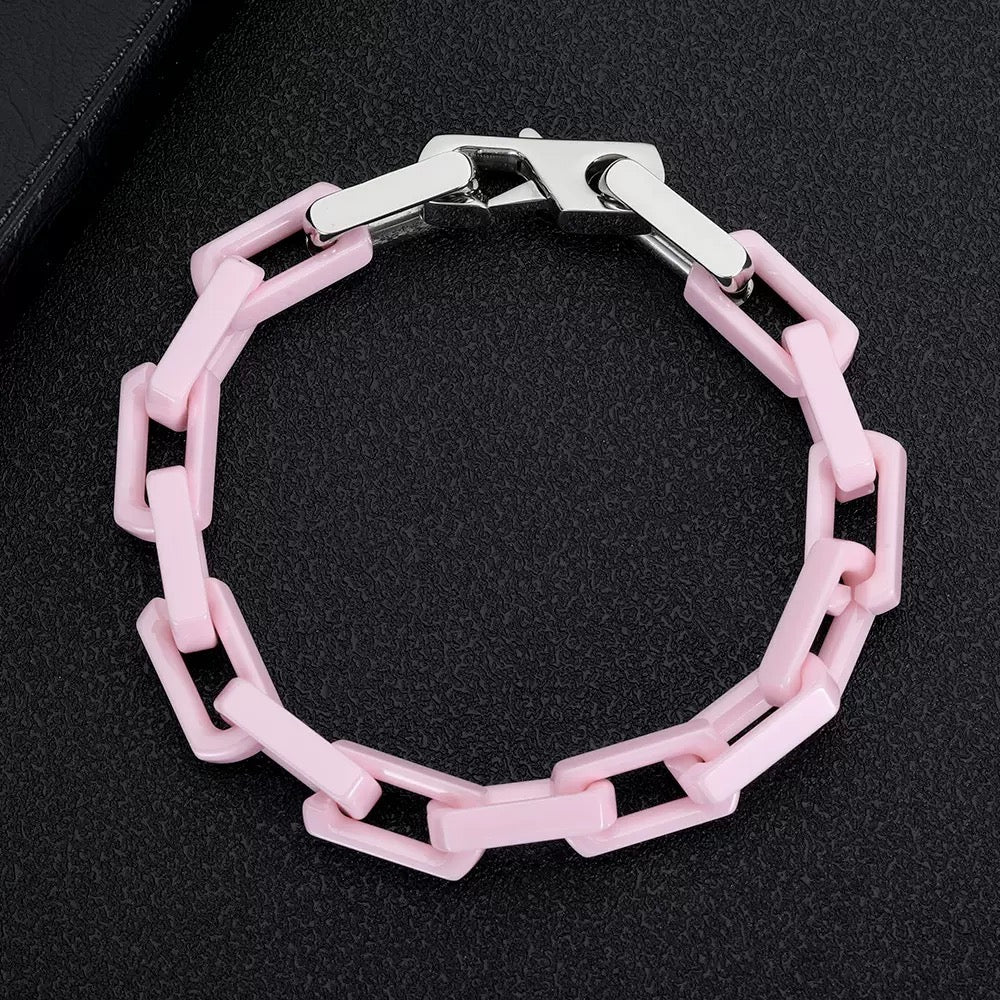 Ceramic Square Bracelet