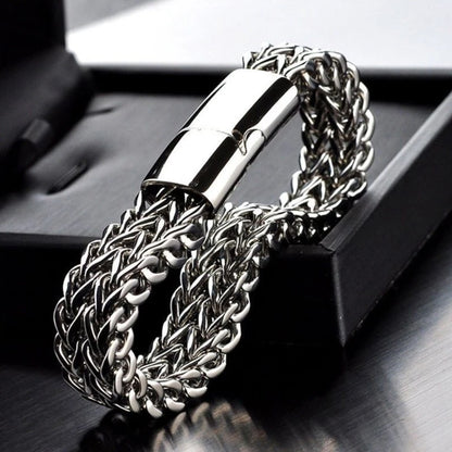 Double Square Cuban Bracelet