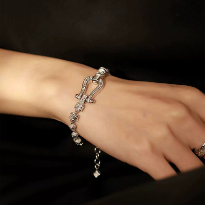 Horseshoe Clasp Bracelet