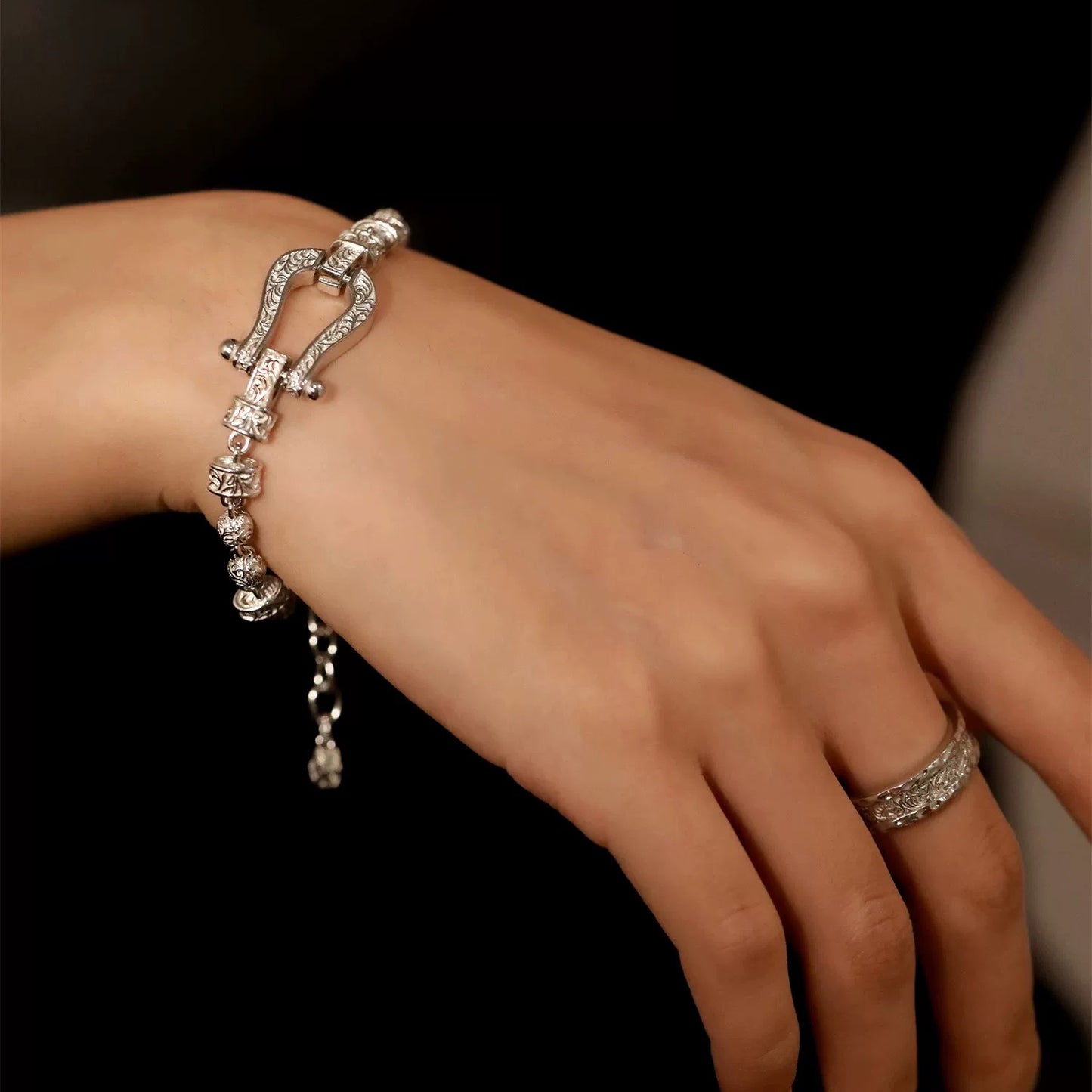 Horseshoe Clasp Bracelet