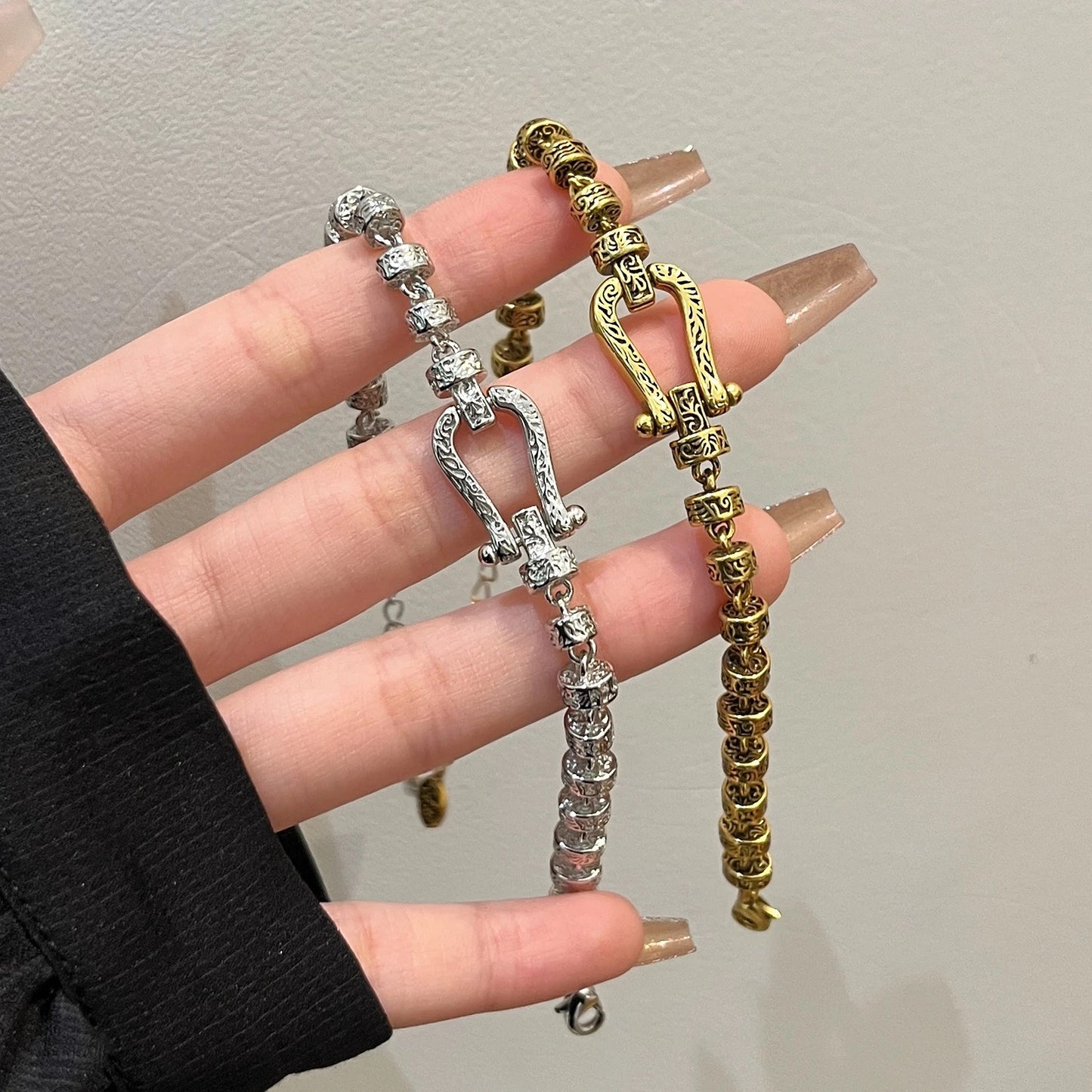 Horseshoe Clasp Bracelet