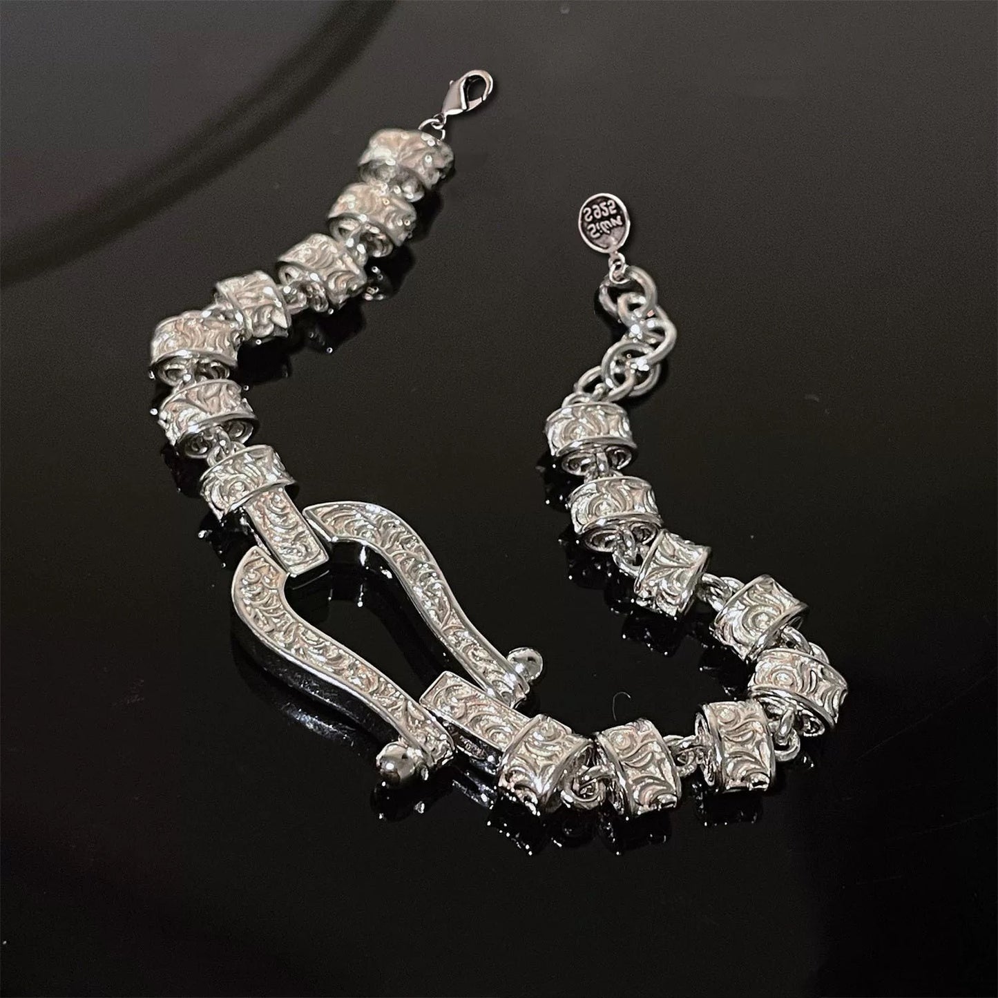 Horseshoe Clasp Bracelet