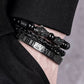 Leopard Head Combination Woven Bracelet