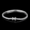 S925 & Moissanite Tennis Bracelet - White Gold
