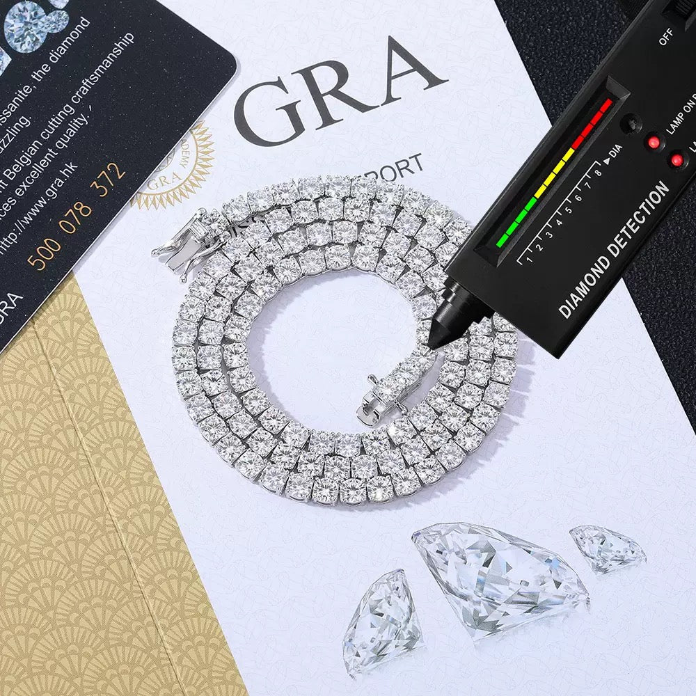 S925 & Moissanite Tennis Necklace