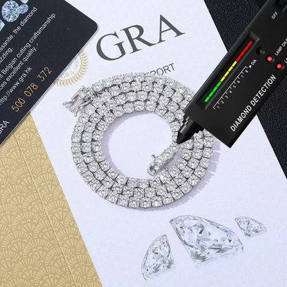 S925 & Moissanite Tennis Necklace