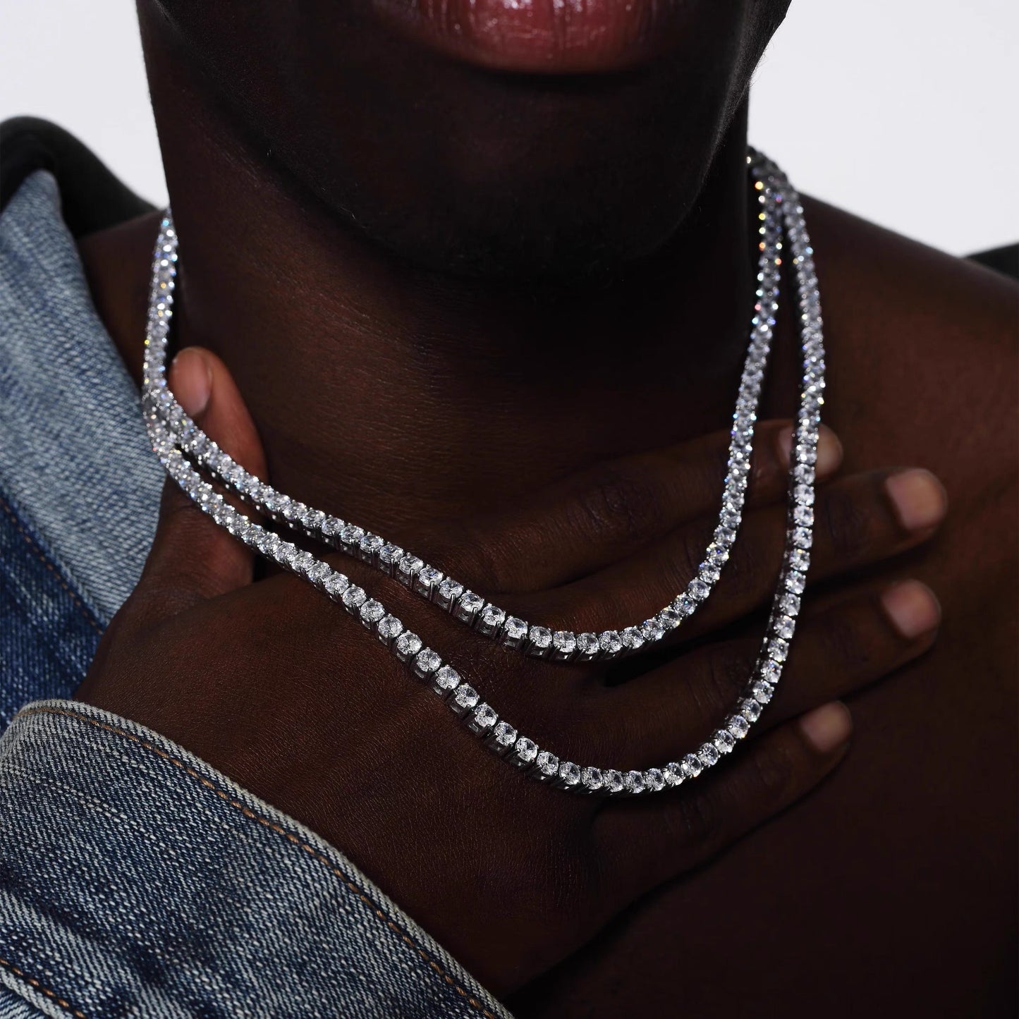 S925 & Moissanite Tennis Necklace