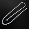 S925 & Moissanite Tennis Necklace - White Gold