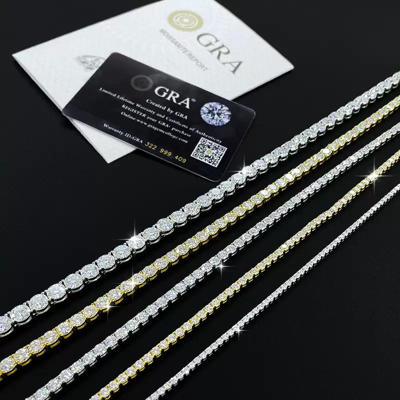 S925 & Moissanite Tennis Necklace