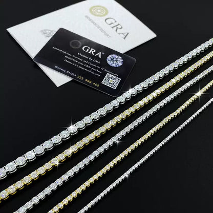 S925 & Moissanite Tennis Necklace