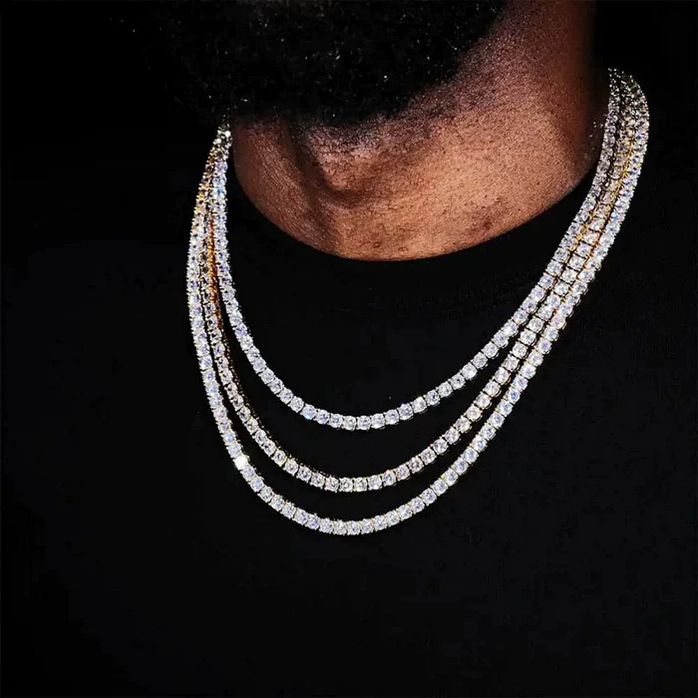 S925 & Moissanite Tennis Necklace