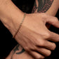 18K Gold Twisted Chain Bracelet